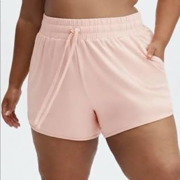 Fabletics Pants - Fabletics Pink Athletic Shorts with Elastic Waistband